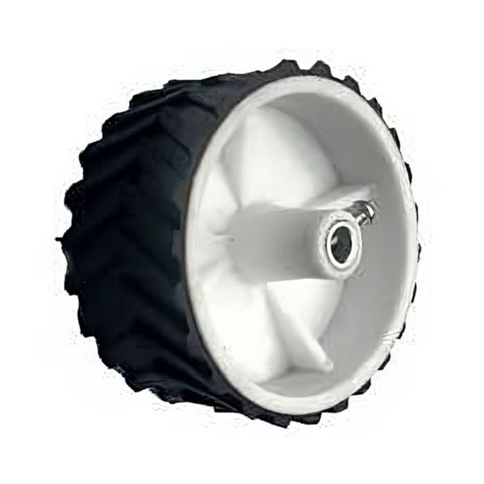 70x40mm Gear Motor Wheel – High-durability wheel for robotics. -Robot Wheels and Chassis -Robocraze
