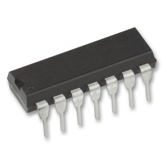 74HC06 Hex Inverter Buffer IC – Hex inverter buffer IC for signal processing. -Robocraze