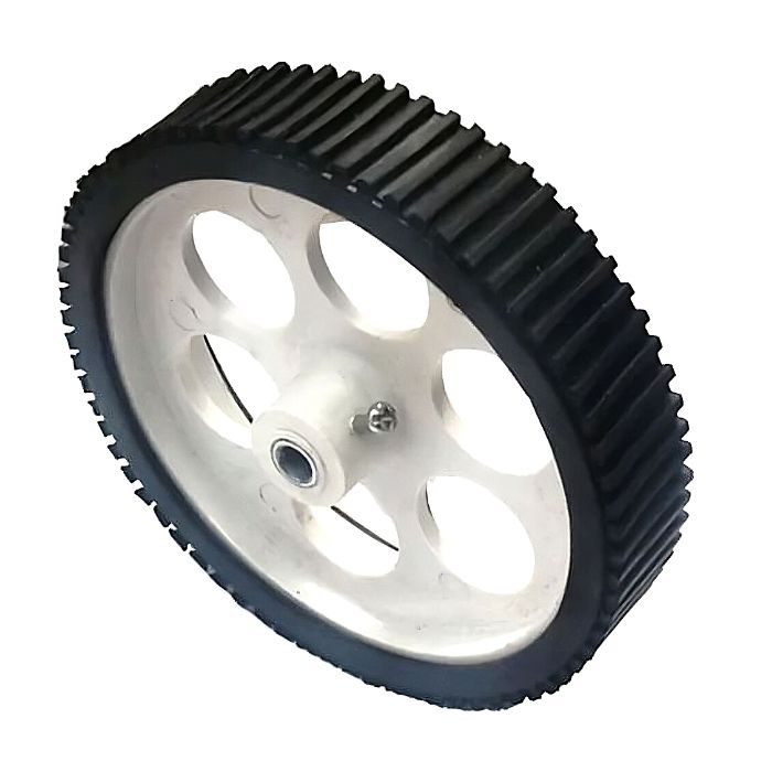100X20mm Wheel for Gear Motor – Robust motor wheels for smooth robot movement – Robot Wheels and Chassis - Robocraze