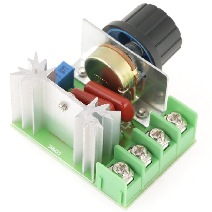 220V AC 2000W SCR Voltage Regulator – High-power motor speed controller. -Robocraze
