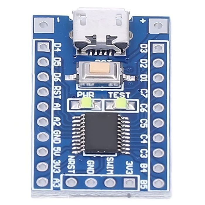 STM8S103F3P6 Development Board – STM8-based 8-bit board - Development Board - Robocraze
