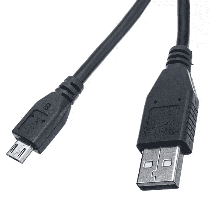 USB A Type to Micro USB B Type 1M Cable-Robocraze