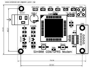 SIM900A GSM-GPRS Modem-Robocraze