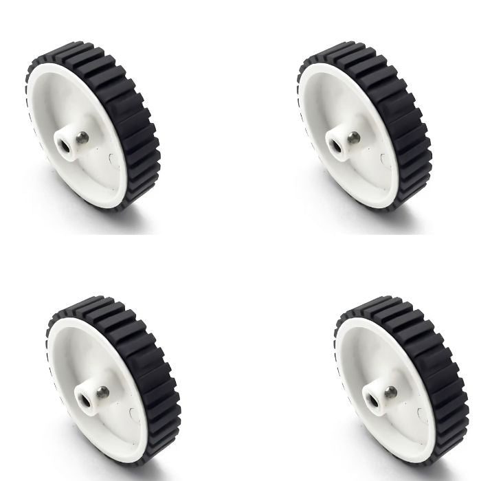 7x2cm Gear Motor Robot Wheel (4pcs) – Premium wheels for robotics. -Robot Wheels and Chassis -Robocraze