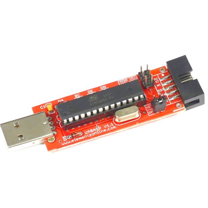 Buy ARV USB ASP ISP programmer- ELEMENTZ Online in India | Robocraze