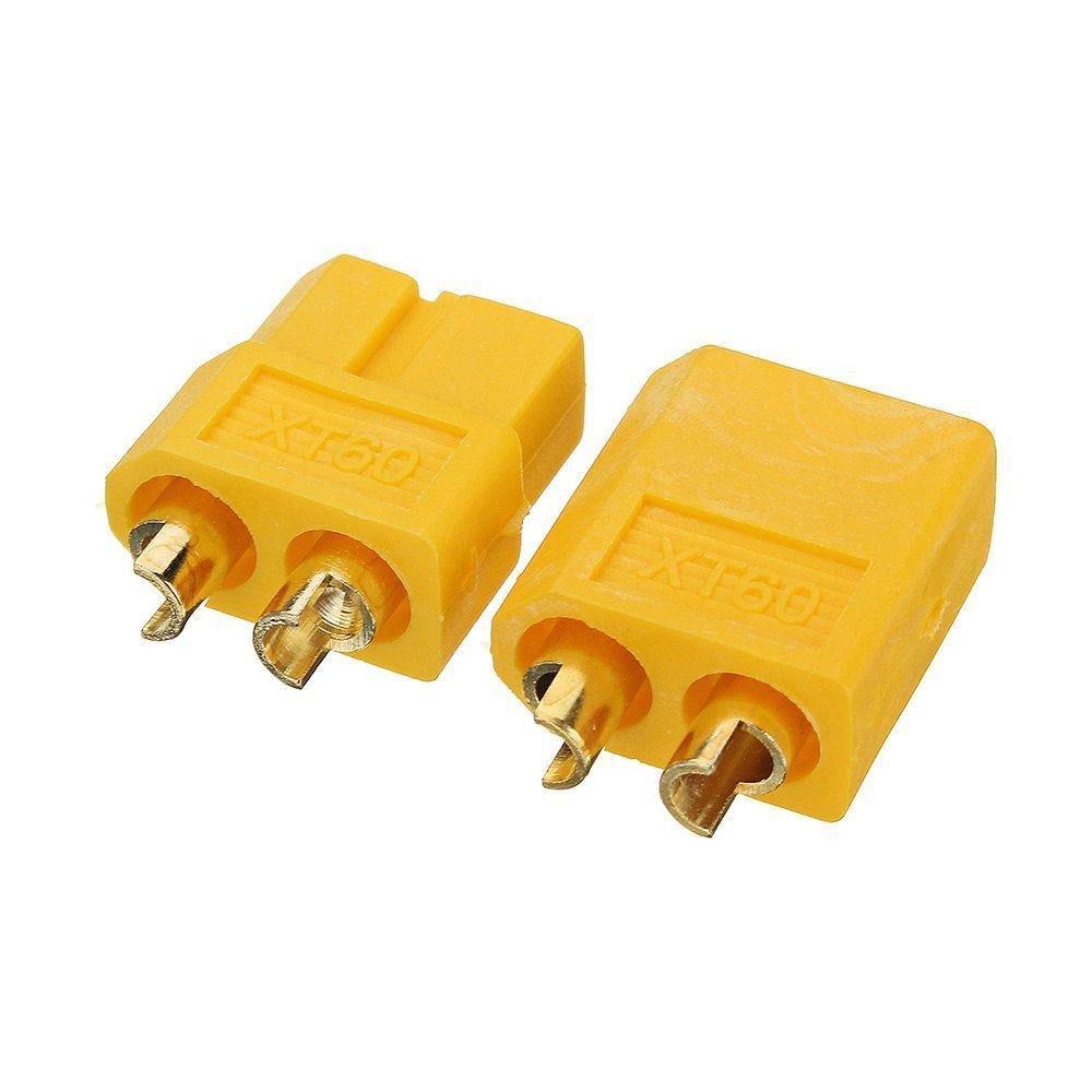 XT60 Connector Pair – Secure XT60 connectors for battery & power supply. Electronic Components - Robocraze