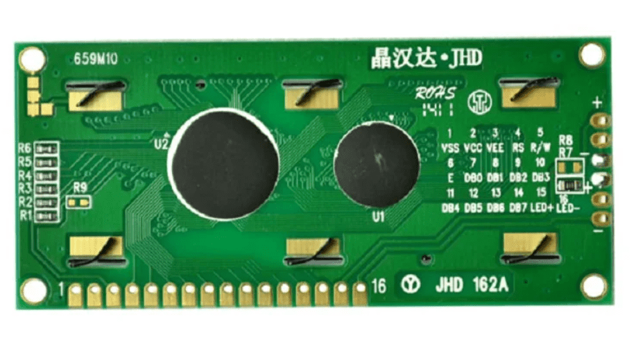 Original JHD 16x2 Character LCD Display- Blue-Robocraze