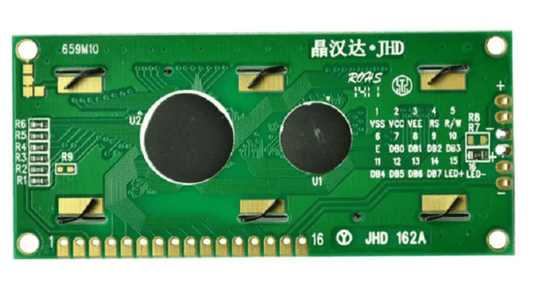 Original JHD 16x2 Character LCD - Blue – 16x2 JHD blue LCD for microcontroller projects - LCD Display - Robocraze