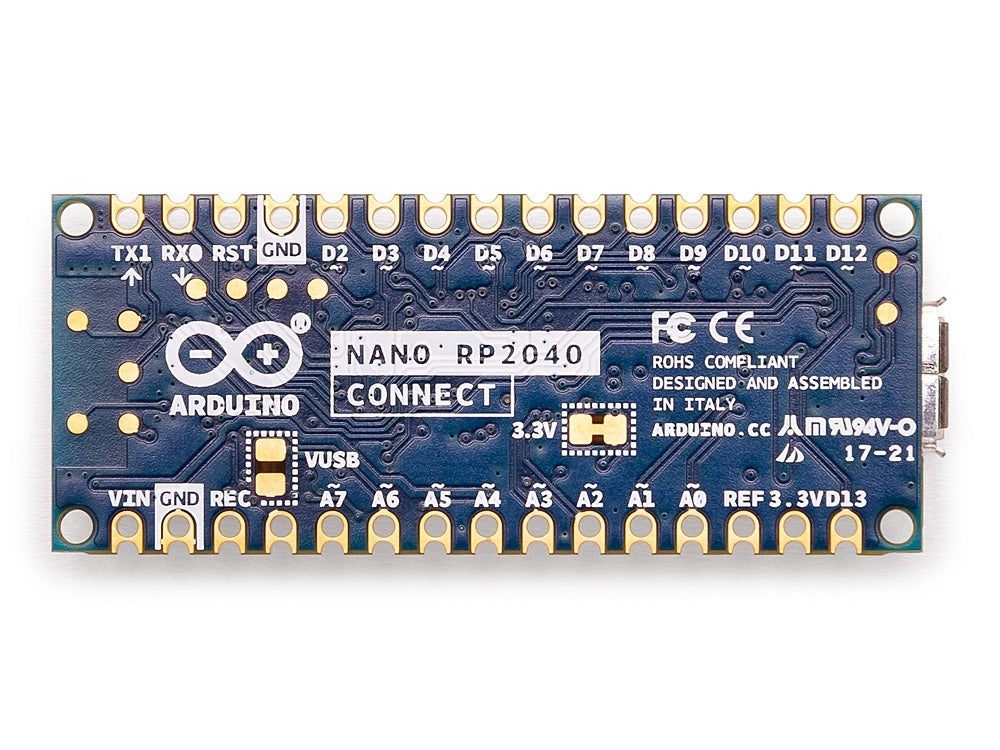 Arduino Nano RP2040 Connect without Header