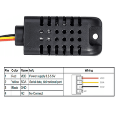 AM2301 Temperature & Humidity Sensor – High-precision sensor for temperature and humidity monitoring -Robocraze