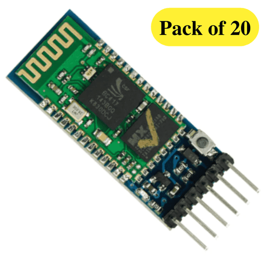 HC-05 Bluetooth Module with with TTL Output (Pack of 20)-Robocraze
