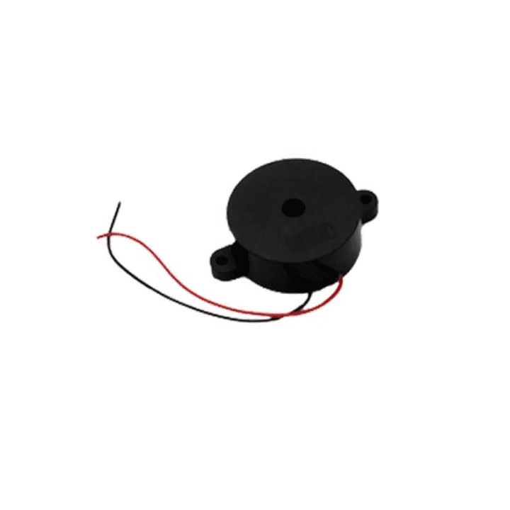 MB27F - 27mm Flat Loud Continuous Buzzer – Flat buzzer with continuous sound output. -Electronic Components -Robocraze