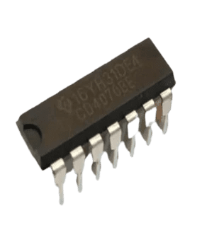 CD4070 Quad 2-Input Exclusive-OR (XOR) Gate IC – Quad XOR gate IC for logic circuits. -Robocraze