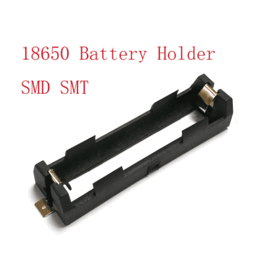 18650 SMD/SMT Single Holder – For circuit boards & electronics. -Battery Accessories -Robocraze