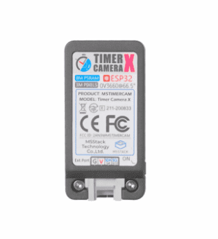 M5Stack Timer Camera X (OV3660) – ESP32 camera with PSRAM for AI. -Camera Module -Robocraze