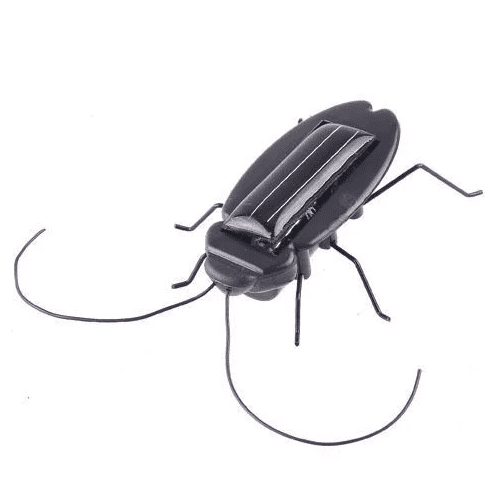 Solar Powered Black Cockroach Toy – Realistic DIY Kits, nature STEM Kits & Robot Kits with solar energy. -Robocraze