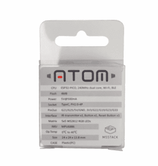 M5 Stack ATOM Lite – Mini ESP32 IoT module for smart home & industrial automation. -Development Board -Robocraze