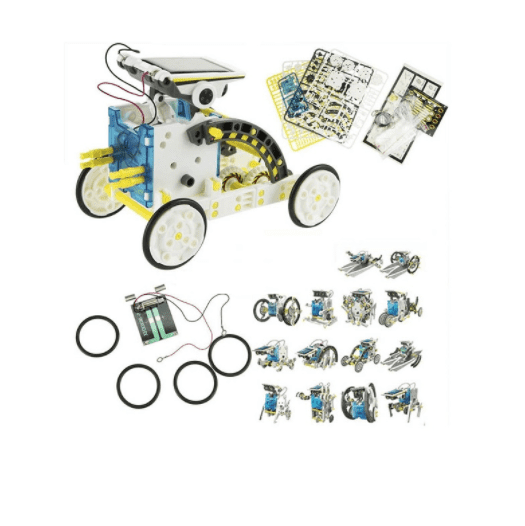 14-in-1 Educational DIY Solar Transformers Robot Toy – Eco-friendly DIY Kits, STEM Kits, Robot Kits -Robocraze