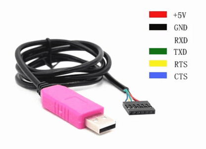 PL2303HXD 6Pin USB TTL RS232 Convert Serial Cable-Robocraze