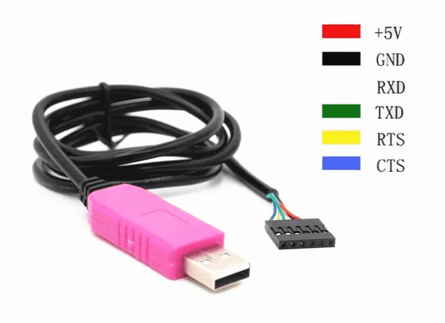 PL2303HXD USB TTL RS232 Cable – Reliable USB to TTL & RS232 communication. -Robocraze