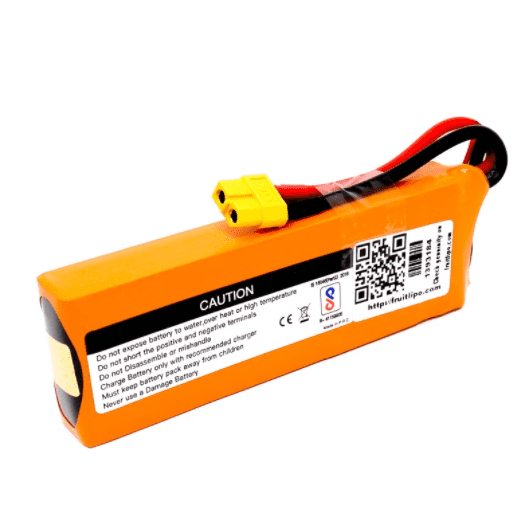 11.1 V 3300mah 3S 35C-80C Lithium Polymer Battery-Robocraze