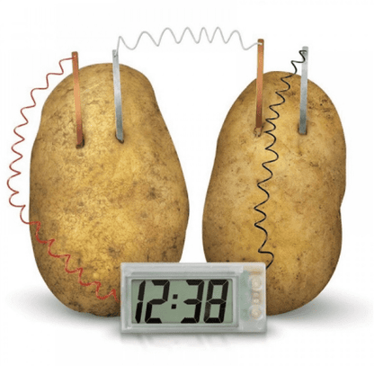 DIY Conversion of Energy Science Experiment by LED Alarm Clock using Potato-Robocraze