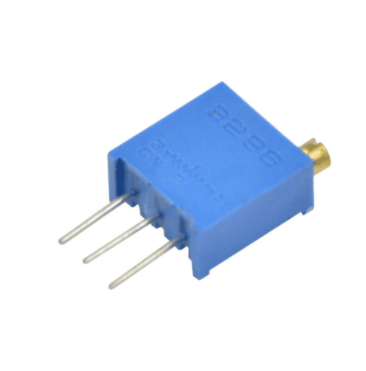 100 Ohm Trimpot (Pack of 5) – Adjustable resistors for fine-tuning circuits.-Electronic Components -Robocraze