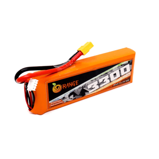 11.1 V 3300mah 3S 35C-80C Lithium Polymer Battery-Robocraze