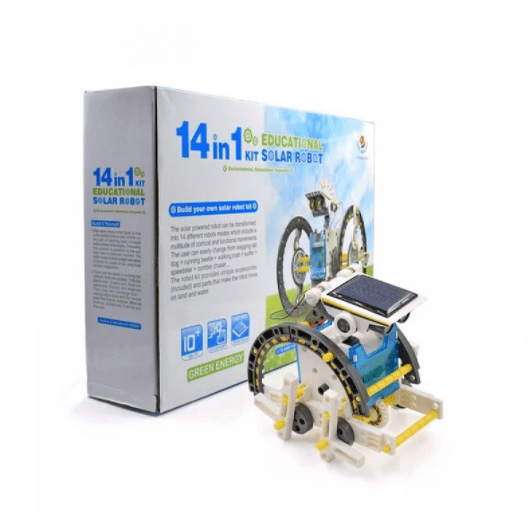 14-in-1 Educational DIY Solar Transformers Robot Toy – Eco-friendly DIY Kits, STEM Kits, Robot Kits -Robocraze