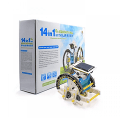14-in-1 Educational DIY Solar Transformers Robot Toy – Eco-friendly DIY Kits, STEM Kits, Robot Kits -Robocraze
