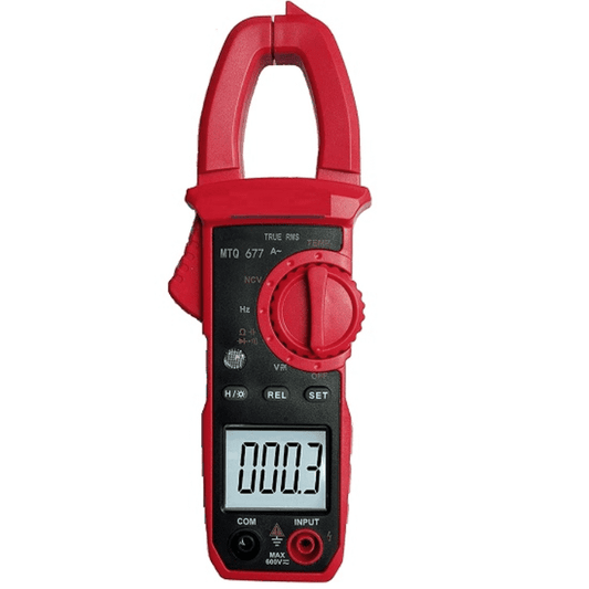 MetroQ MTQ 677 400A AC Clamp Meter – Accurate 400A clamp meter for voltage & current. -Digital Clamp Meter -Robocraze