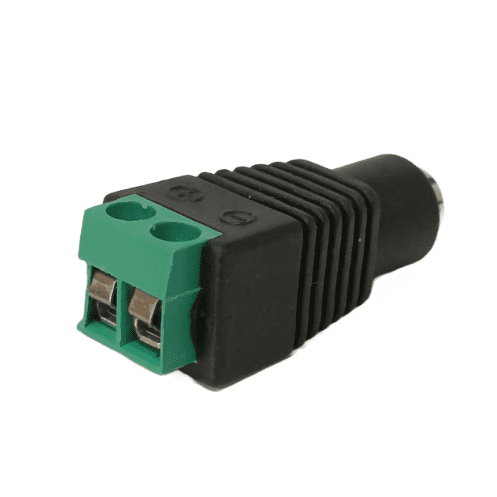 DC Power Female Plug Jack Adapter Connector – Secure female DC connector for circuits. Electronic Components - Robocraze