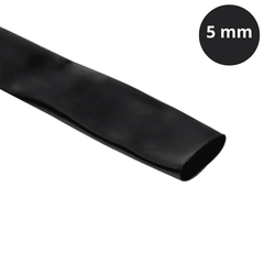 5mm Heat Shrink Tube Black - 1M – Durable tubing for wire & cable insulation – shrink tubing - Robocraze