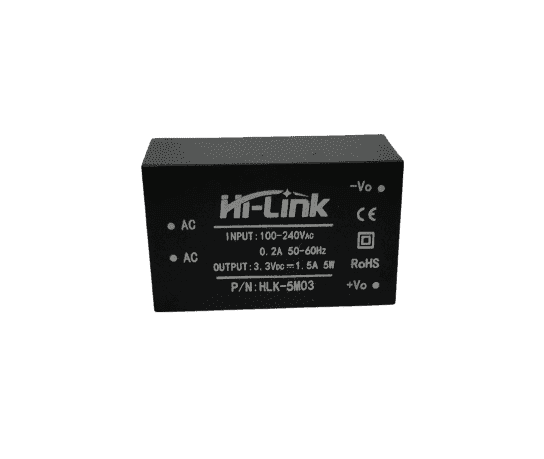 Hi-Link 3.3V 1.5A Power Module – Efficient AC-DC module for stable power. -Power Adapter -Robocraze
