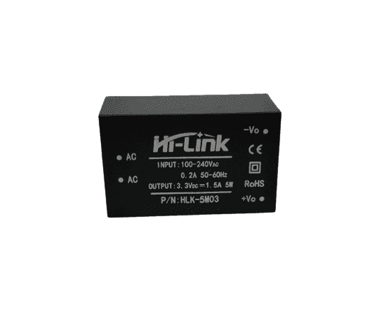 Hi-Link 3.3V 1.5A Power Module – Efficient AC-DC module for stable power. -Power Adapter -Robocraze