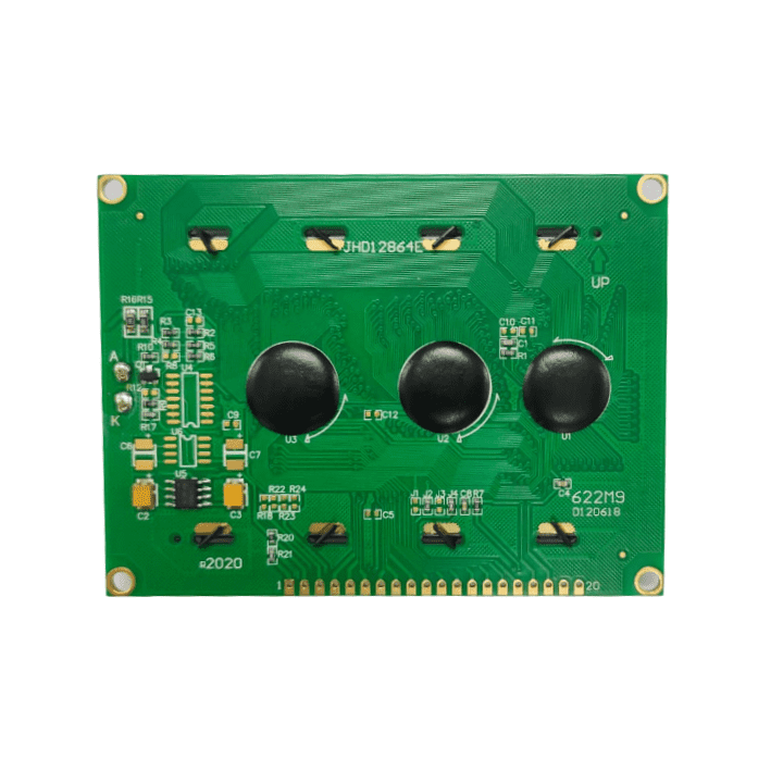 128x64 Graphic LCD -Yellow Backlight - 128x64 yellow backlight LCD for microcontroller projects. -LCD Display -Robocraze