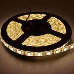 12V Warm White 5050 SMD LED Strip 5M Waterproof – Flexible LED strip - Electronic Components - Robocraze