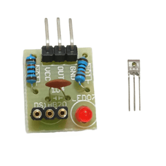 Laser Receiver Module - Detects laser signals for automation. -Laser Sensor -Robocraze