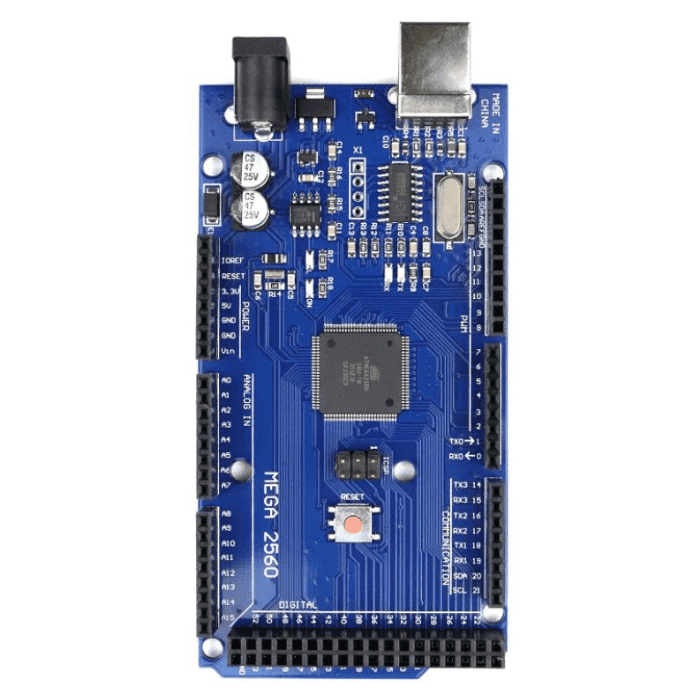 Arduino Mega 2560 + DHT11 Module – Mega 2560 board with DHT11 for temperature monitoring. -DIY Sensor Kit -Robocraze