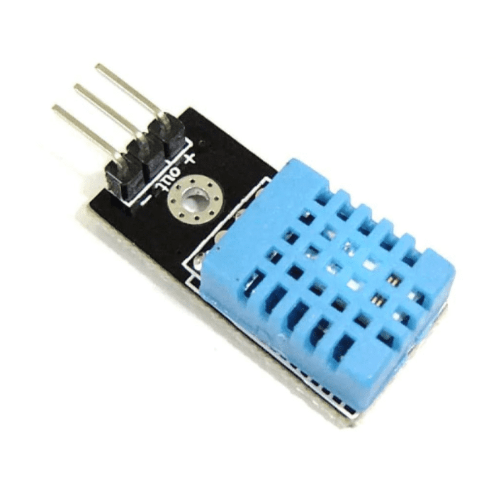 Arduino Mega 2560 + DHT11 Module – Mega 2560 board with DHT11 for temperature monitoring. -DIY Sensor Kit -Robocraze