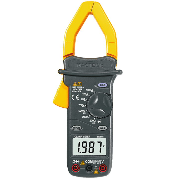 Mastech MS2001C AC Digital Clamp Meter – Reliable AC clamp meter for electrical testing. -Digital Clamp Meter -Robocraze