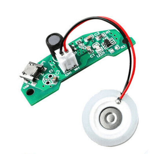 Mini USB Nebulizer Circuit 5VDC 2W 108Khz - Compact nebulizer circuit for mist generation. -Nebulizer Sensor -Robocraze