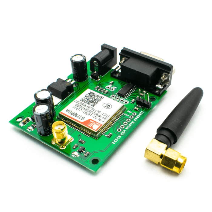SIM800A LM317 with Antenna(GSM Finger)- ADIY-Robocraze