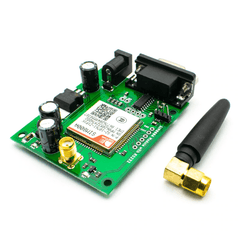 SIM800A LM317 with Antenna (GSM Finger) - ADIY - SIM800A GSM Module with LM317 & antenna for wireless IoT. -Robocraze