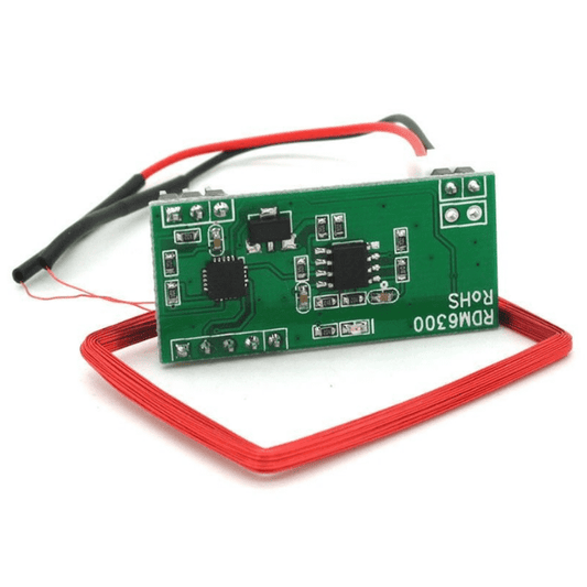 125KHz EM4100 RFID Card Read Module - 125KHz EM4100 RFID Card Read Module for secure access control. -Robocraze