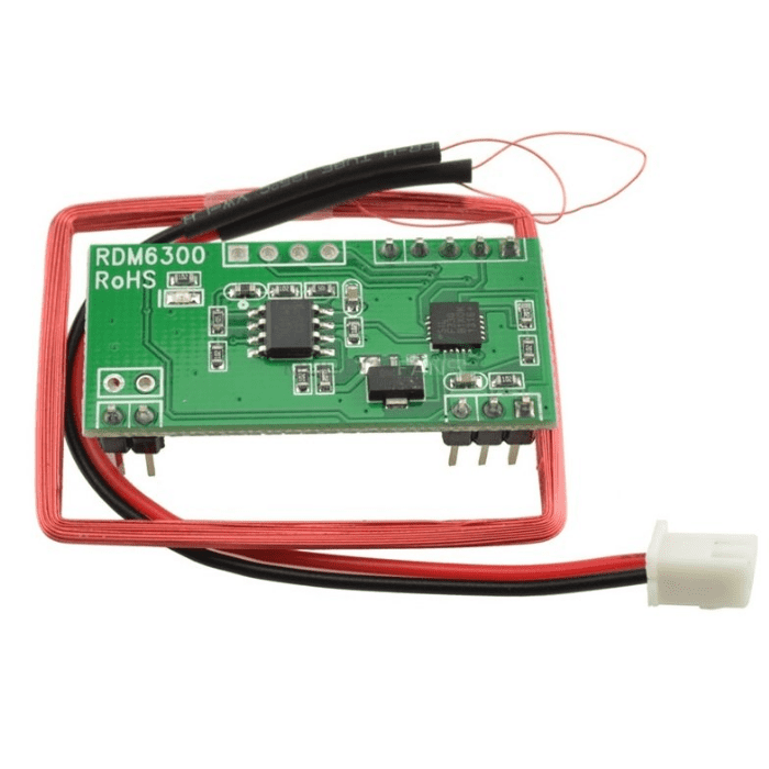 125KHz EM4100 RFID Card Read Module - 125KHz EM4100 RFID Card Read Module for secure access control. -Robocraze