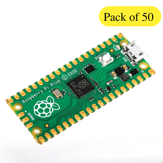 Raspberry Pi Pico Microcontroller Board - (Pack of 50)-Robocraze