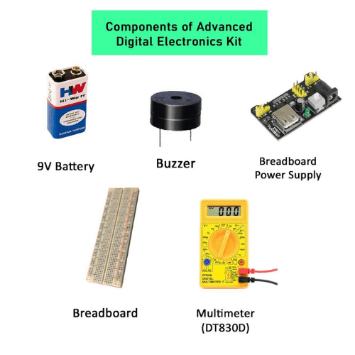 Advanced Digital Electronics Kit-Robocraze