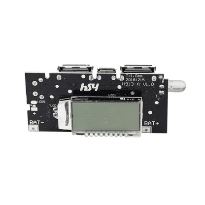 Dual USB 5V 1A 2.1A Mobile Power Bank with PCB Power Module LCD-Robocraze