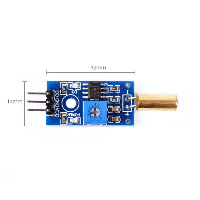 Tilt Sensor Module - Senses angular tilt for motion detection projects. -Tilt Sensor -Robocraze